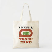 Ik heb een 'One Track Mind Grapny Track' en 'Field Tote Bag (Voorkant)