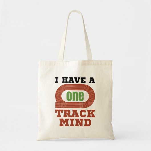 Ik heb een 'One Track Mind Grapny Track' en 'Field Tote Bag (Voorkant)
