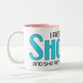 Ik heb een ontwerp van de Dog Adoption Design van  Tweekleurige Koffiemok (Links)