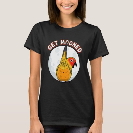 Ik heb een parrot ondervloeiing in Sun Conure T-shirt (Voorkant)