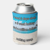 Ik heb een pauze nodig blikjeskoeler (Blikje Achterkant)