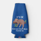 Ik heb een pauze nodig flesjeskoeler (Voorkant)