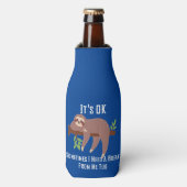 Ik heb een pauze nodig flesjeskoeler (Fles Voorkant)