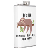 Ik heb een pauze nodig heupfles (Rechts)