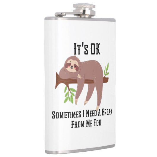 Ik heb een pauze nodig heupfles (Rechts)