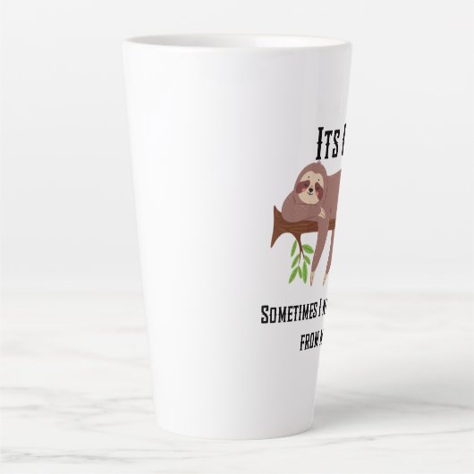 Ik heb een pauze nodig latte mok (Voorkant)