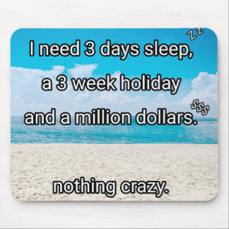 Ik heb een pauze nodig muismat