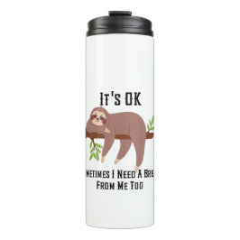 Ik heb een pauze nodig thermosbeker