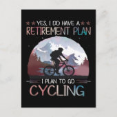 Ik heb een pensioenplan dat ik van plan ben te gaa briefkaart (Voorkant)