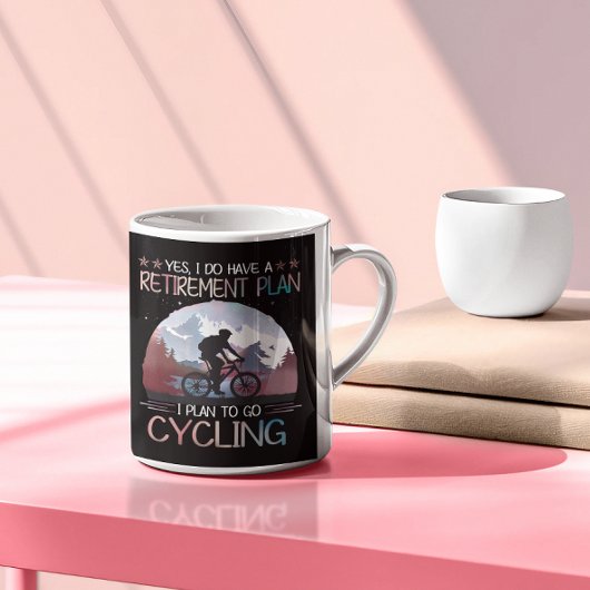 Ik heb een pensioenplan dat ik van plan ben te gaa koffiemok