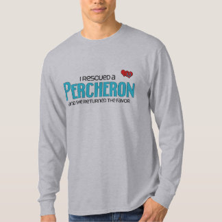 Ik heb een Percheron gered (Vrouw paarden) T-shirt
