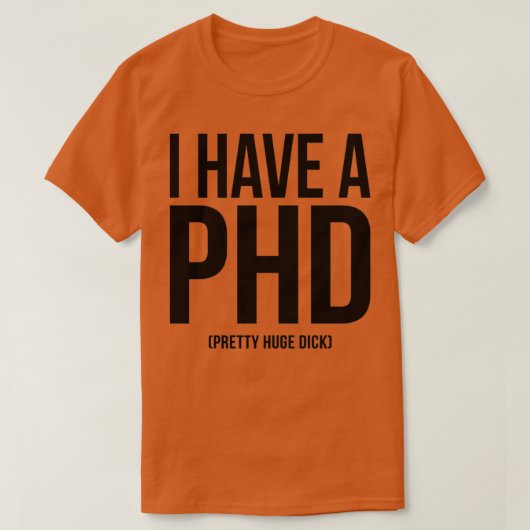 IK HEB EEN PHD 21 T-SHIRT (Design voorkant)