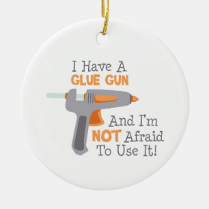 Ik heb een Pistool Keramisch Ornament