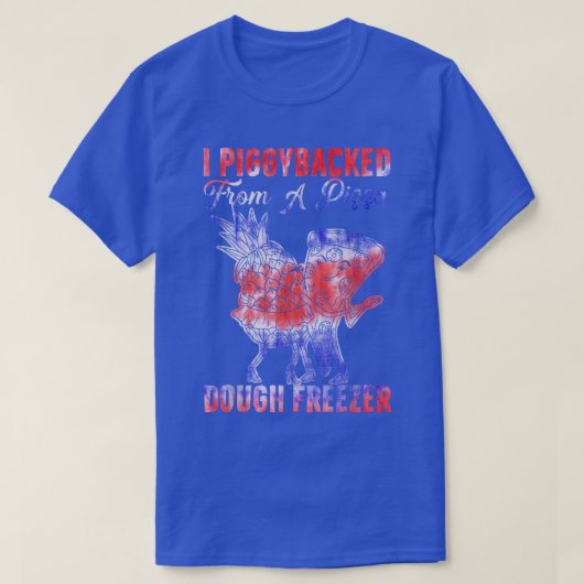 Ik heb een pizza-dough Freezer-dansende P T-shirt (Design voorkant)