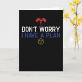 Ik heb een plan Funny RPG Kaart (Gele Bloem)