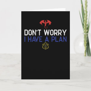 Ik heb een plan Funny RPG Kaart