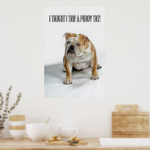 Ik heb een poddy geleerd dat poster (Keuken)