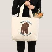Ik heb een poel grote tote bag (Voorkant (product))