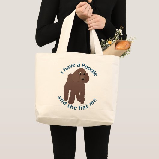 Ik heb een poel grote tote bag (Voorkant (product))