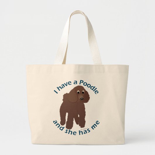 Ik heb een poel grote tote bag (Voorkant)