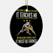 Ik heb een poesje voor mijn grenzen. keramisch ornament (Rechts)