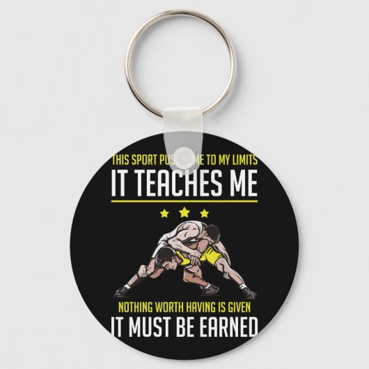 Ik heb een poesje voor mijn grenzen. sleutelhanger (Voorkant)