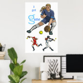 Ik heb een Poster met spel (Thuiskantoor)