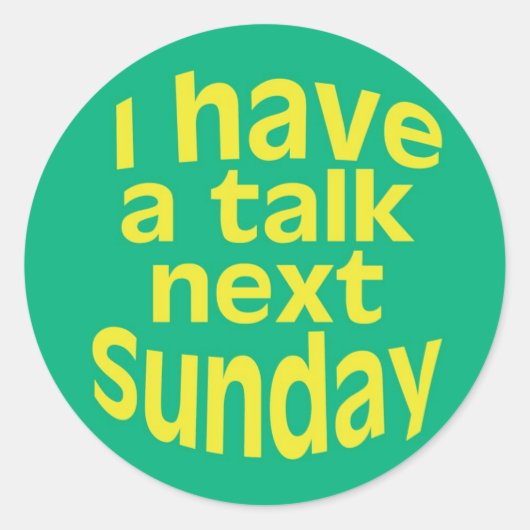 Ik heb een praatje Stickers (Voorkant)