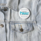 Ik heb een 'Puggle' (mannelijk) ontwerp van de hon Ronde Button 5,7 Cm (In situ)