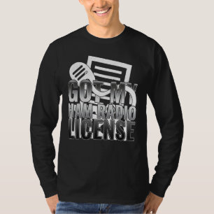 Ik heb een radio-operator voor radiozendlicentie v t-shirt