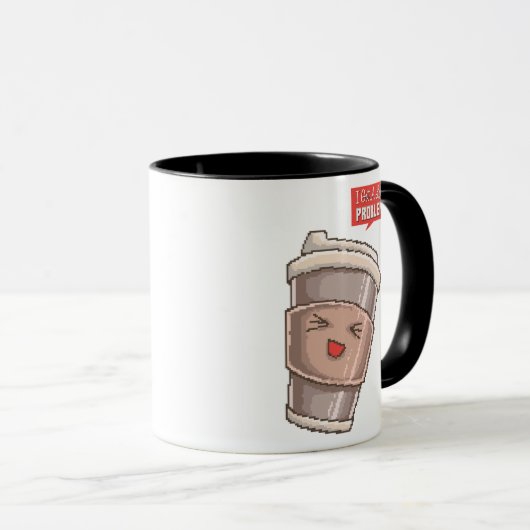 Ik heb een recent probleem mok (Voorkant rechts)