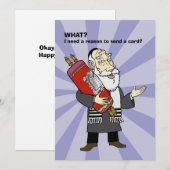 Ik heb een reden nodig? Hanukkah-kaart Feestdagenkaart (Voorkant / Achterkant)