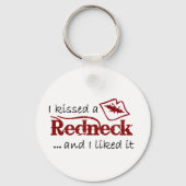 Ik heb een Rednek gekust. Sleutelhanger (Voorkant)