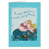 Ik heb een Reel Man met veel aas nodig. (Voorkant)