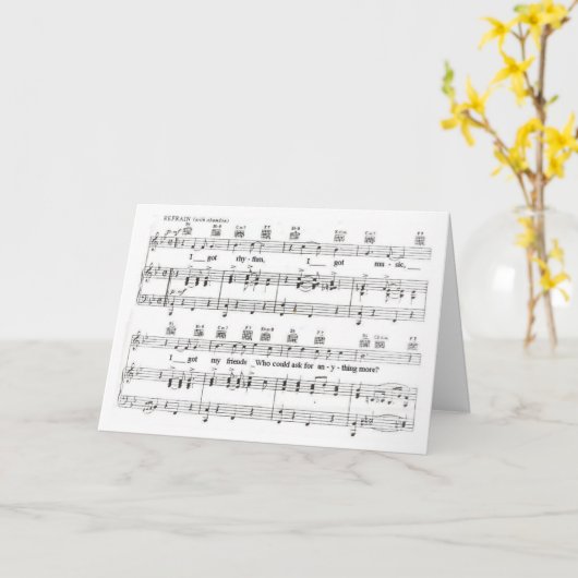 Ik heb een ritme kaart (Gele Bloem)