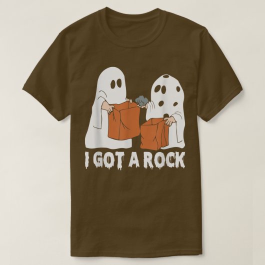 Ik heb een Rock Funny Boo Ghost Happy Halloween Co T-shirt (Design voorkant)