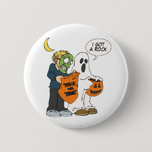 Ik heb een Rock Halloween knop Ronde Button 5,7 Cm