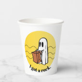 Ik heb een Rock Halloween Papieren Bekers (Voorkant)