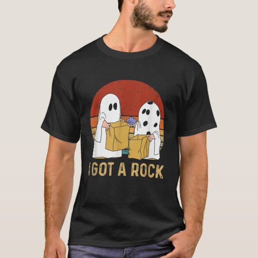 Ik heb een Rock Shirt Halloween Trick or treat Gho (Voorkant)