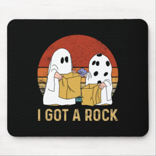 Ik heb een Rock Shirt Halloween Trick or treat Gho Muismat