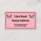 Ik heb een roze vlinder gemaakt die aankondigingen (Voorkant)