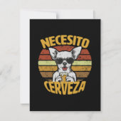 IK HEB EEN SCHATTIGE CHIHUAHUA BIERTJE NODIG NOTITIEKAARTJE (Voorkant)