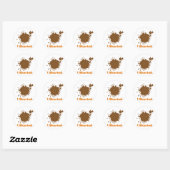 ik heb een scheet gelaten ronde sticker (Vel)