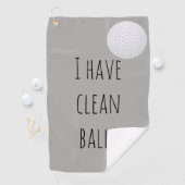 Ik heb een schonnige Humor. Golfhanddoek (Insitu)