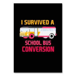 Ik heb een schoolbusconversie overleefd kaart
