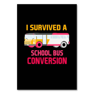 Ik heb een schoolbusconversie overleefd kaart