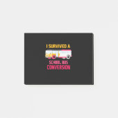 Ik heb een schoolbusconversie overleefd post-it® notes (Voorkant)