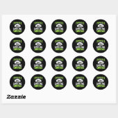 Ik heb een schoolbusconversie overleefd ronde sticker (Vel)