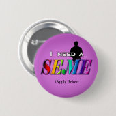 Ik heb een semie nodig ronde button 5,7 cm (Voorkant /achterkant)