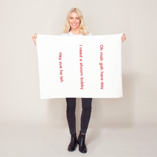 Ik heb een shoom haarspeld nodig fleece deken (In situ)